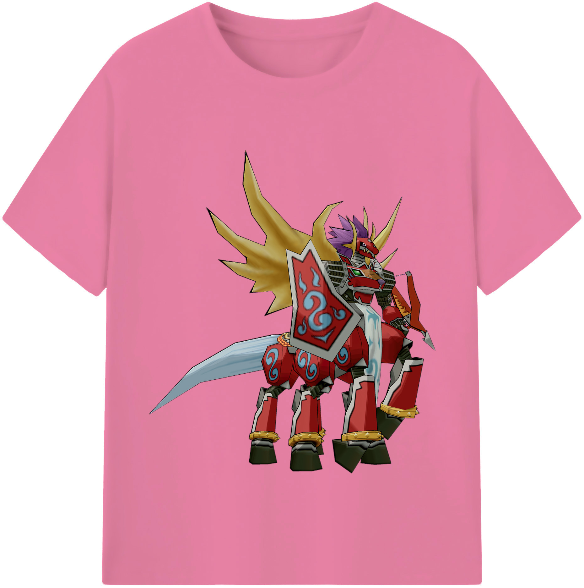 （画像用） Digimon デジタルモンスター/デジモン 綿100％半袖Tシャツ（フロントプリント）